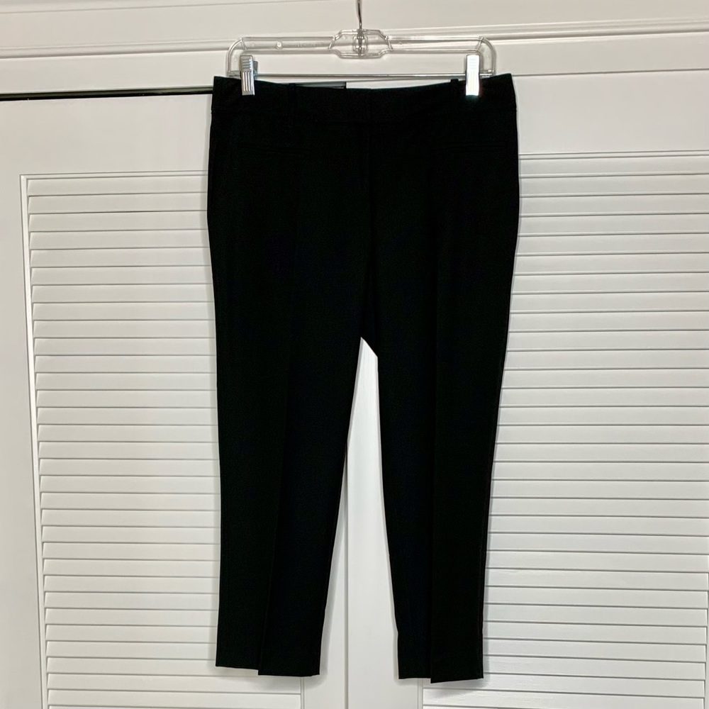 NWOT Ann Taylor Loft Black Dressy Capri Pants Sz 2 - Picture 6 of 6